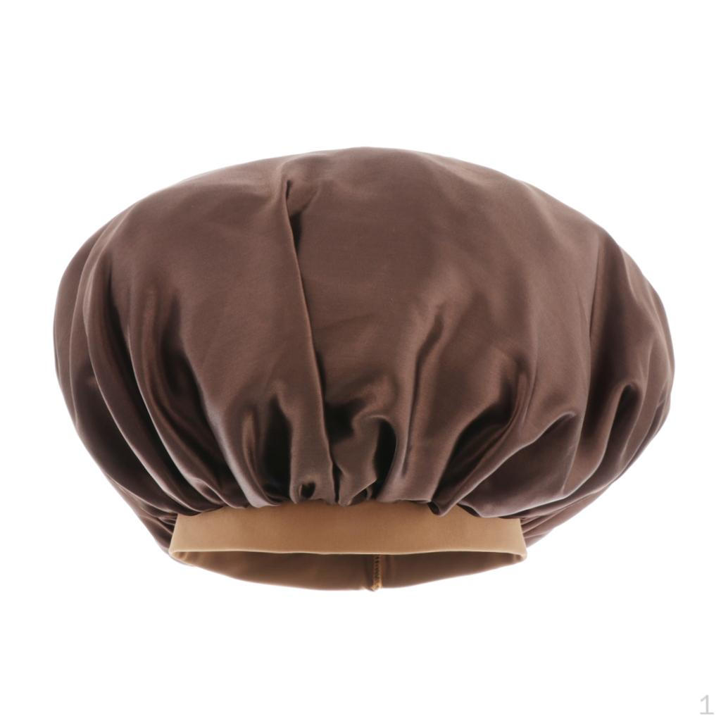 Satin Head Cover Silky Bonnet for , Smooth & Breathable