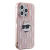 Karl Lagerfeld Klhcp15Xhklpchp Iphone 15 Pro Max 6.7 Różowy/Pink Hardcase Iml Choupette Head & Monogram