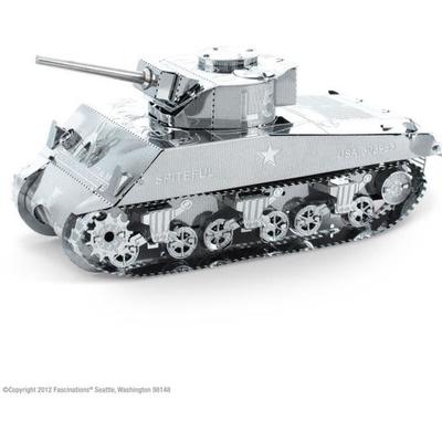 Maquette Métal - Tank Sherman - Métal Earth - 14 Ans - Acier - 2 Pièces
