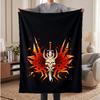 Doom Weiche Warme Flanelldecken Bequeme Decke für Heimdekoration Geschenke