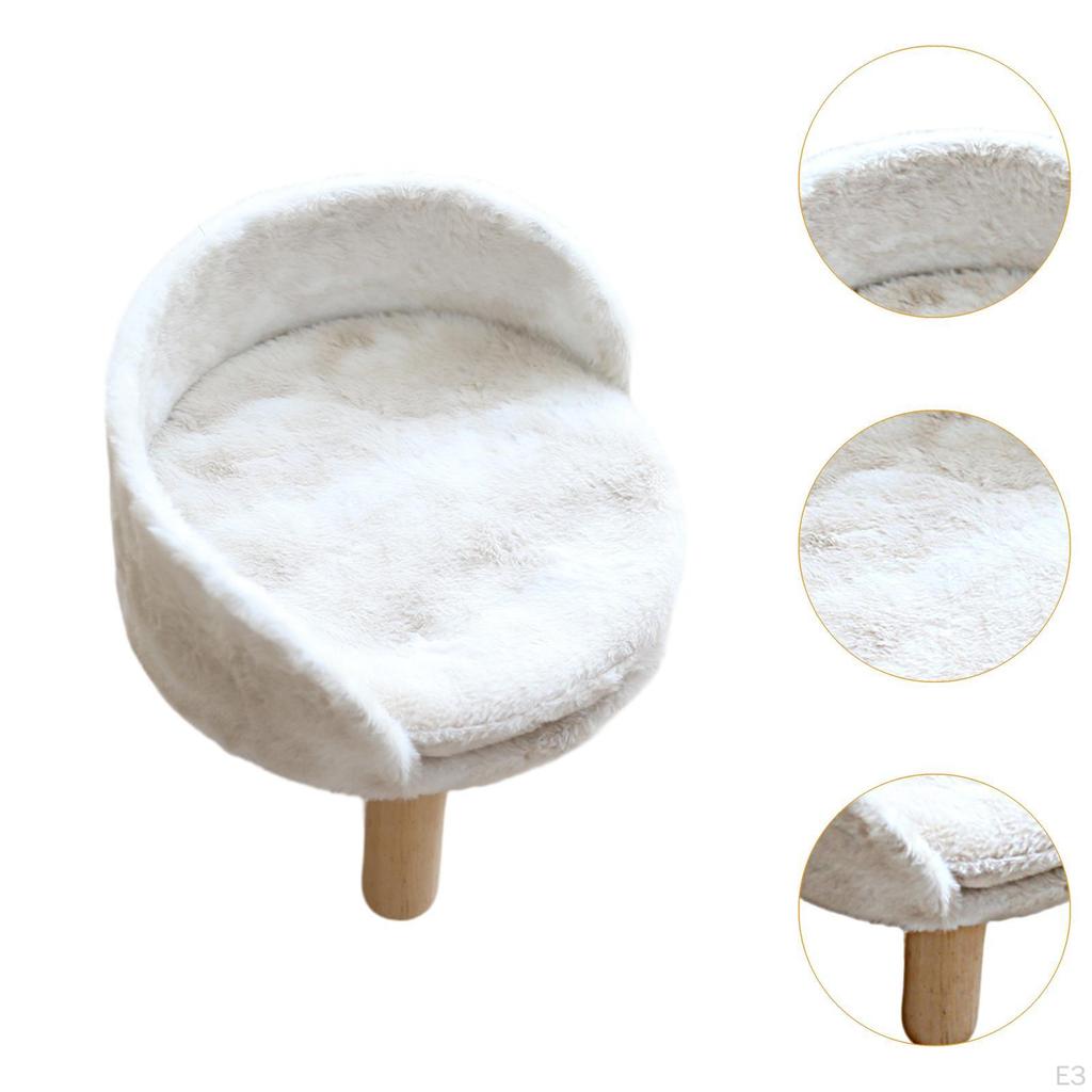 Divano Letto per Gatti Divano Divanetto Lounge Rialzato Copertura Rimovibile Lavabile