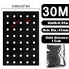 5~30M 5-Holes Black Plastic Mulch Film Perforated Greenhouse Vegetables Plant Keep Warm Film Agricultural Seedling Moisture Film
