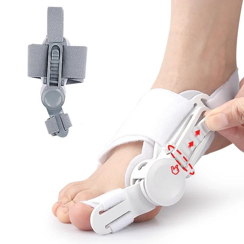 Bunion Corrector Unisex Adjustable Rotatable Toe Separator Hallux Valgus Braces Foot Straightener Pedicure Corrector