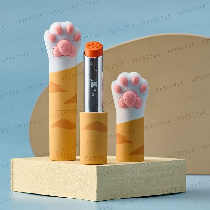 CATISS - Balsamo Labbra Zampa di Gatto Zenzero Sapore Miele e Arancia Naturale