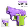 Mini Gravity Printing 1911 Children'S Toy Guns Model Fidget Toy for Kids Adults Stress Relief Toy Children Decompression Gift