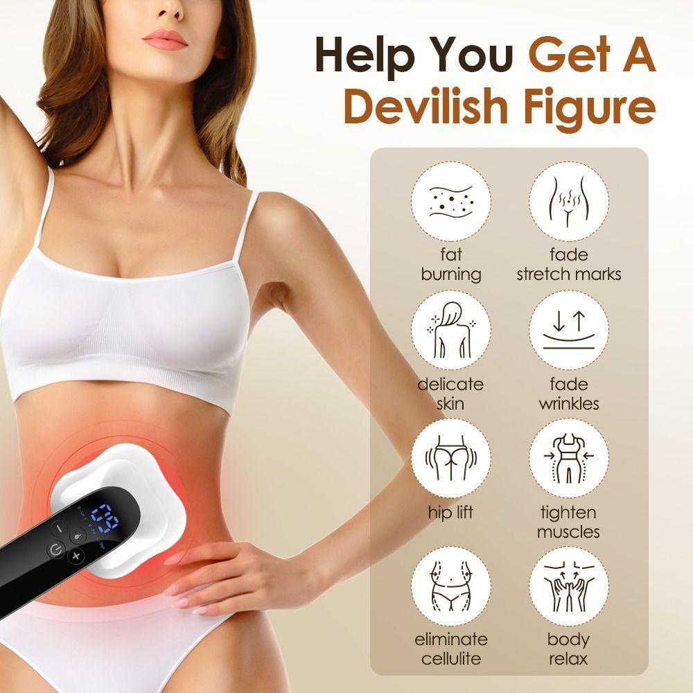 Microcurrent Electric Abdomen Massage Device RF Body Sculpting Machine  Belly Legs Arms
