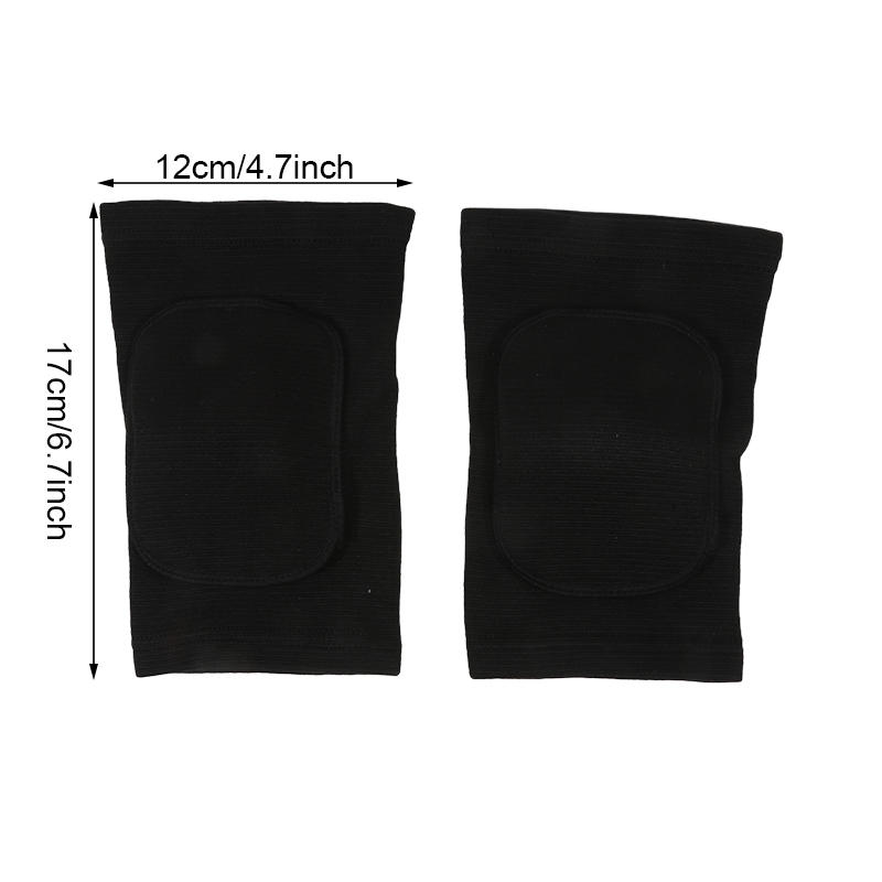 1Pair Unisex Soft Breathable Sports Dance Knee Pads Sports Volleyball Anti-collision Knee Brace Workout Running