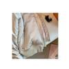 Winter 2024 Women's Retro Quilted Champagne Baseball Jacket