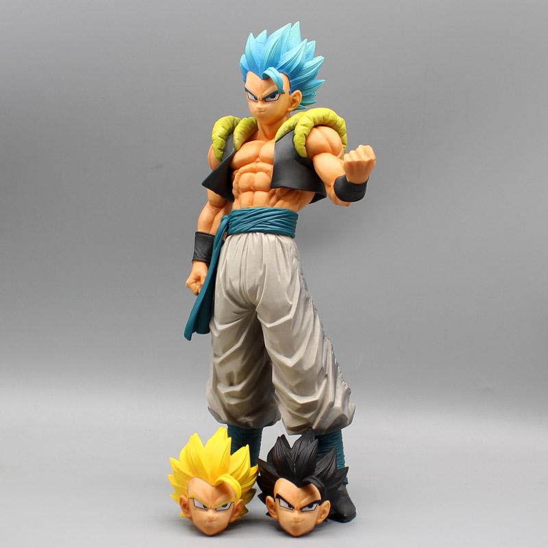 Figura de Dragon Ball Gogeta Azul de 32 cm Figuras de Anime Figura Dbz Estatua de PVC Modelo Muñeca Coleccionable Decoración de Habitación Adorno Juguetes Regalo