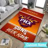 Custom NameSuns Basketball Artwork Carpet, Indoor Rug, Chair Rug, Living Rooms, Doormat Made From Polyester Home Decor Birthday Christmas Gifts
