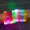 10 Pieces Glow in The Dark LED Glow Bracelets High Transparency Neon Light Luminous Wristbands Plastic Persistent Glow