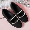 Beaded Women Flats Loafers Shoes Fashion New 2025 Trend Summer Sneakers Casual Sport Sandals Brand Walking Shallow Zapatos Mujer