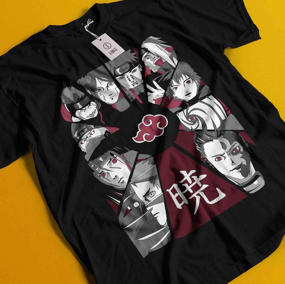 

Футболка Акацуки Футболка Итачи Футболка Кисаме Футболка Мадары Какаши Наруто Обито Пэйн 2XL