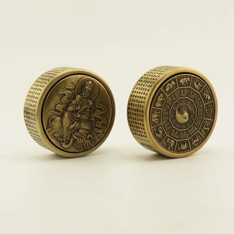 Metal Zen Buddha Gyroscope Fidget Spinner Adult Anxiety Relief Toy Fingertip Gyroscope Ansiedad Alivio Del Estres Exquisite Gift