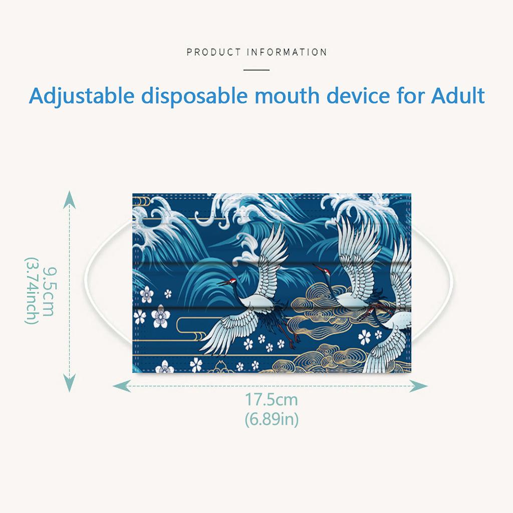 Adult Mask Disposable Face Mask Industrial 3Ply Ear Loop 10/20/30/40/50/100PCS