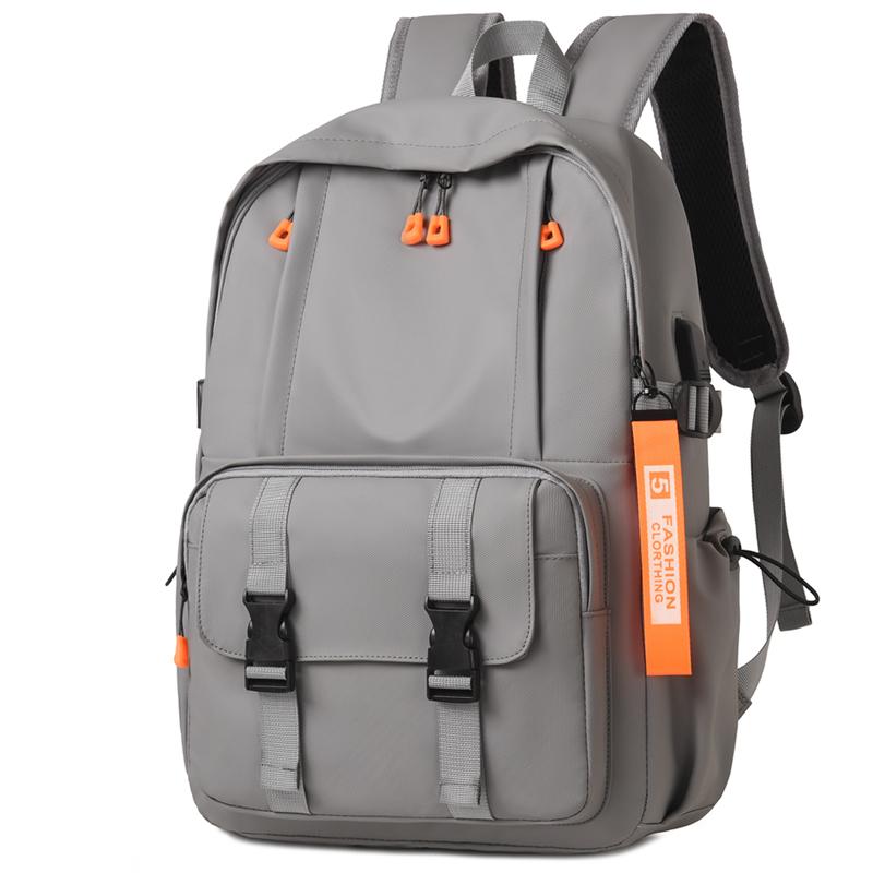 Newest Backpack with USB Men's Fashion Backpack Men's Business Computer Bag Large Capacity Travel Bag College Schoolbag
