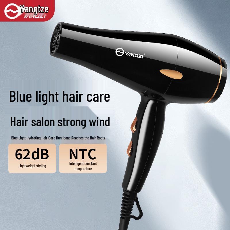High-Power Ionic Hair Dryer with Noise Reduction and Large Air Volume чёрный