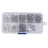 360pcs M2.5 Cross Stainless Steel Screw Bolt Nut Washer Assortment Set