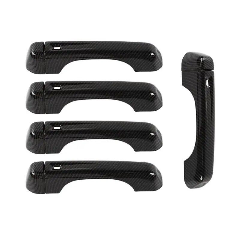 TESIN For Jeep Wrangler JL 2018+ Car Exterior Side Door Handle Tailgate Handle Decoration Cover Stickers For Jeep Wrangler JL