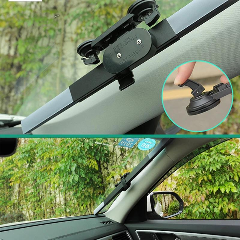 Car Windshield Sunshade Curtain Retractable Car Front Rear Back Window Sun Shade Curtain UV Protector Film Auto Sun Visor Covers