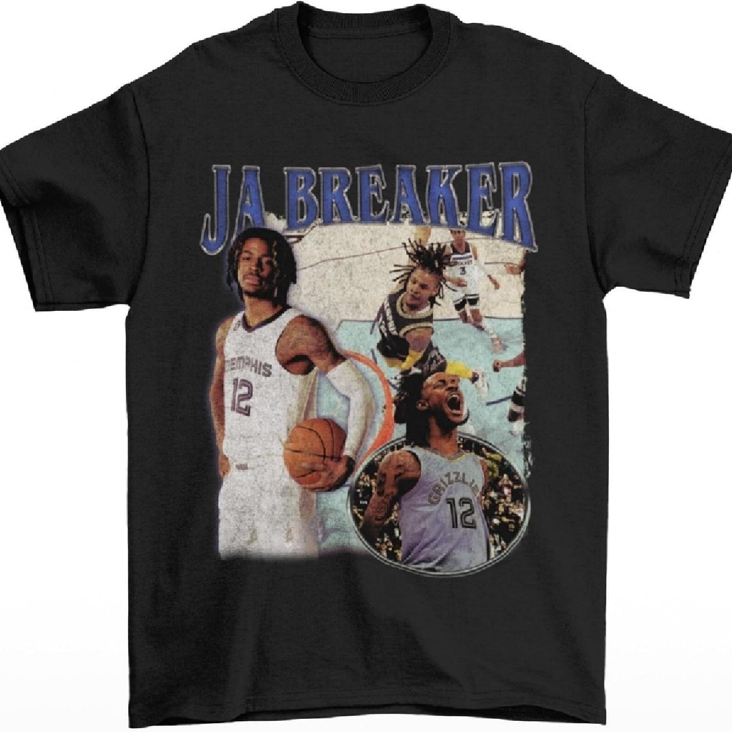 Джа Морант Джа Брейкер Винтажный стиль Мемфис Футболка S