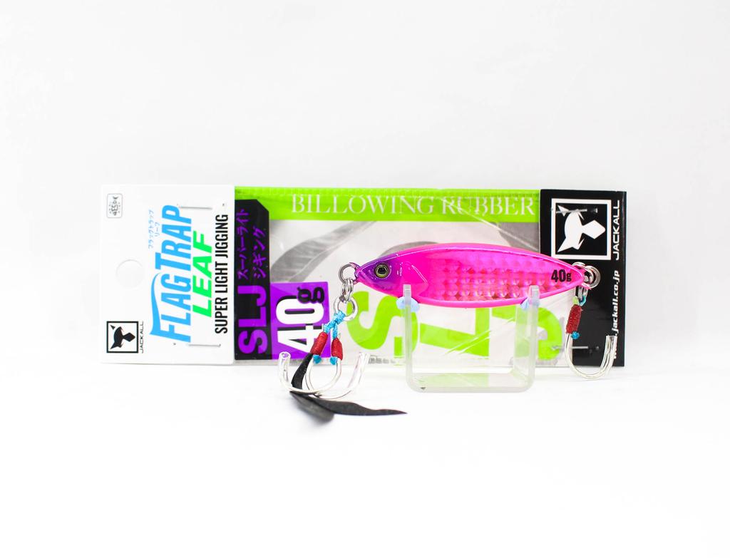 Jackall Metal Jig Flag Trap Leaf 40 Grams Pink Impact (8951)