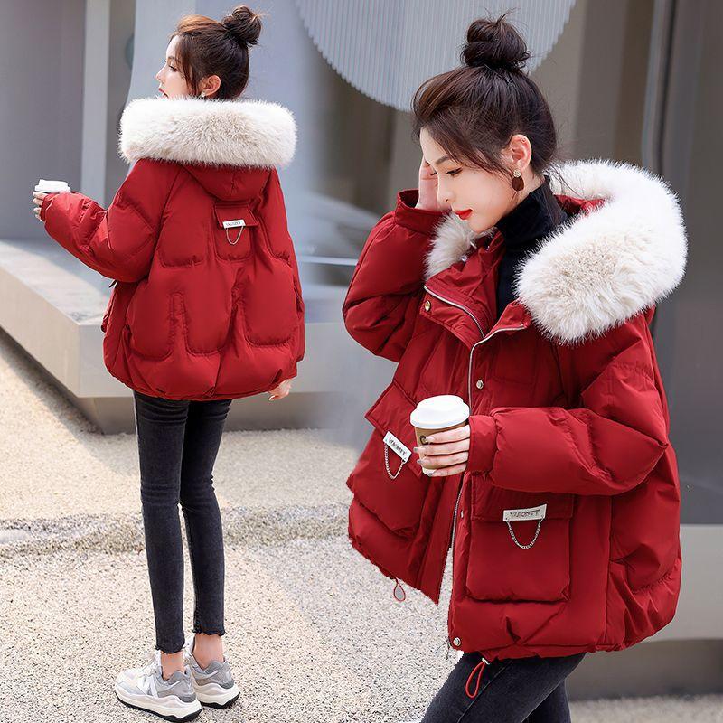Down Cotton-Padded Jacket Female Parkas Winter Thick Warm Cotton Padded Coat Women Short Puffer Jackets
