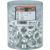 TRUSCO dobbeltsidige maljer aluminium 15mm 50 sett THP-A15