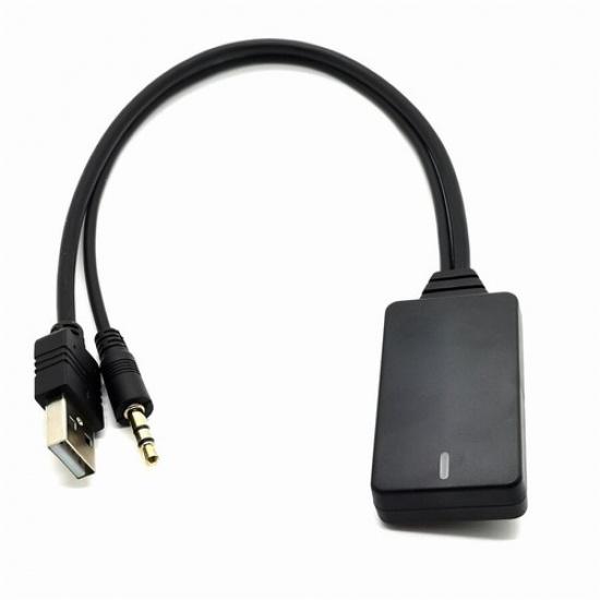 Aux Wireless Auto Bluetooth5.0 Adapter Cable Audio Music For BMW E90 E91 E92 E93