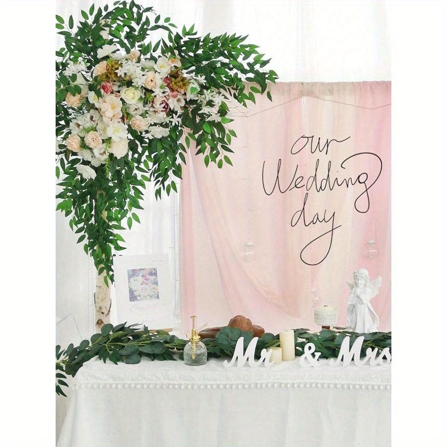 Künstliche Italienischer Ruscus Grünzweige 19,7" Falsche Weidenblattzweige Künstlicher Grüner Blattspray für Hochzeitsstrauß Bogen Girlande Tischdekorationen