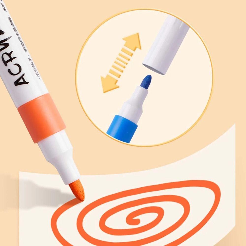 12-120 Colors Stackable Color Acrylic Marker Pen Washable Art Painting Markers  Stone Paint