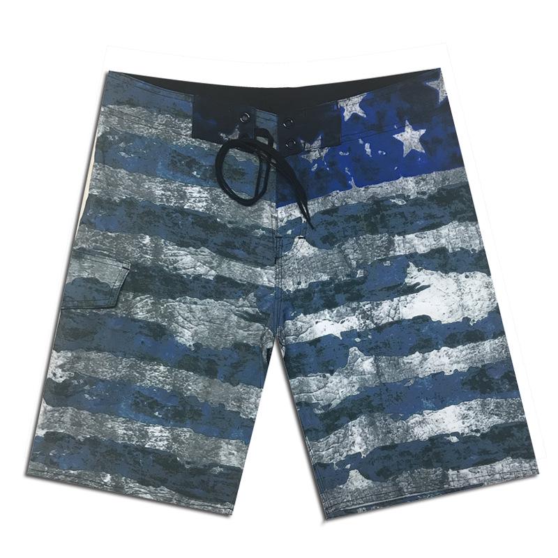 2024 Summer Men's Quick-Dry Eagle Print Beach Shorts