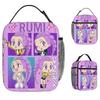 School Season Cartoon Animation Lunch Bag Children'S Full Printing 3D Digital Thermal Insulation Bag Portable Outdoor Picnic Bag