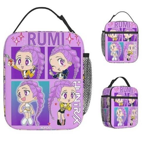 School Season Cartoon Animation Lunch Bag Children'S Full Printing 3D Digital Thermal Insulation Bag Portable Outdoor Picnic Bag