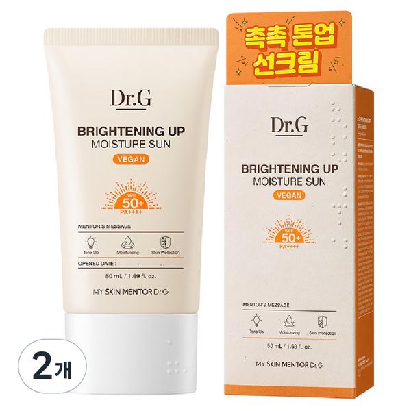 

Dr.G Brightening Up Moisture Sun Cream SPF50 PA++++, 50мл, 2 шт.