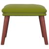 Footstool Light Green 45 X 29.5 X 35 Cm Velvet