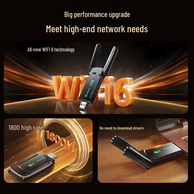 BIAZE AX1800 WiFi 6 USB Wireless Adapter (CN version)