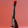 Women Sexy Oil Shiny Sockings Yarn Silky Glossy Smooth Elastic Stockings Transparent Seamless High Tube Socks Night Club Wear
