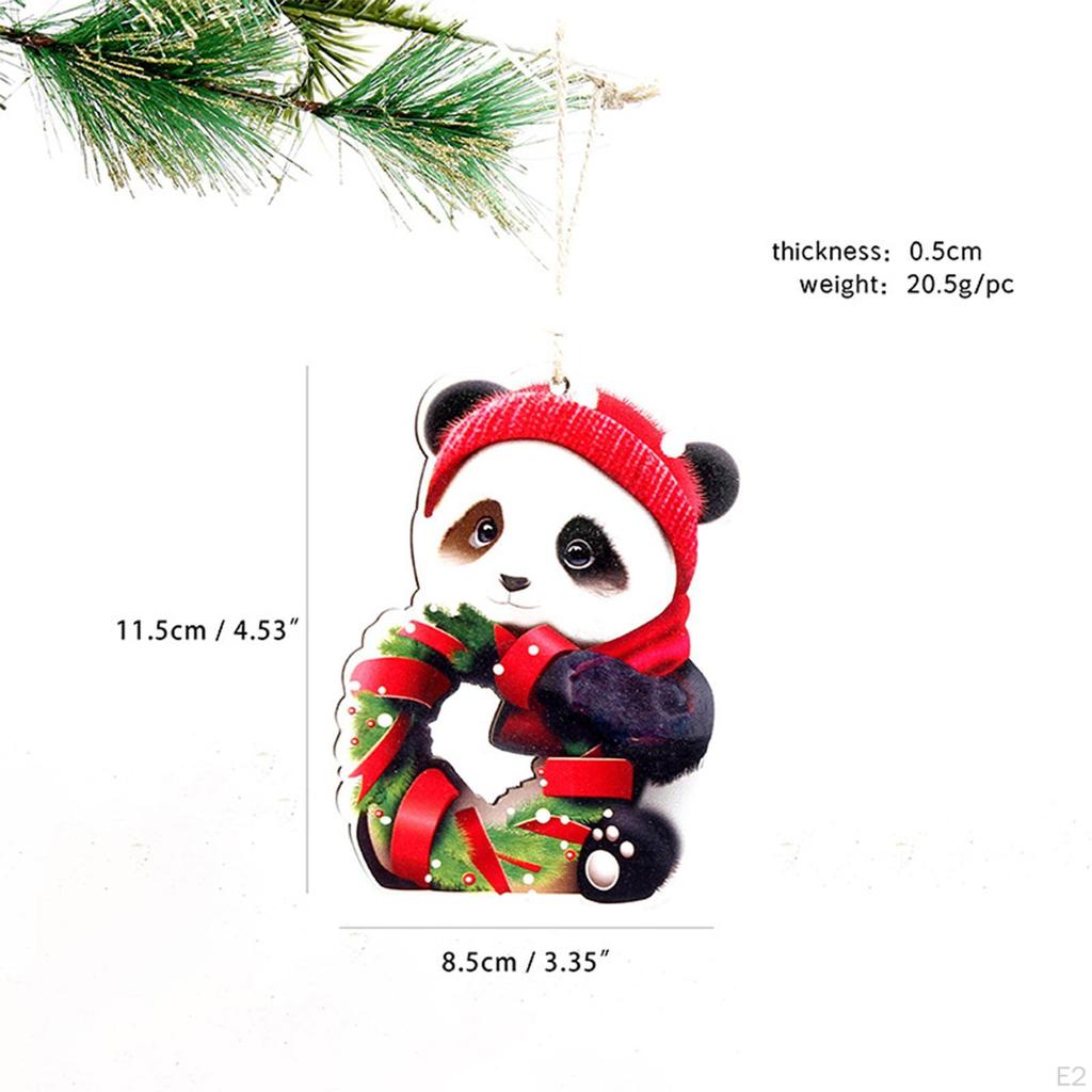 Hängeornament Panda Dekoration Anhänger Stilvolle Partygeschenke Fenster Helle Farbe