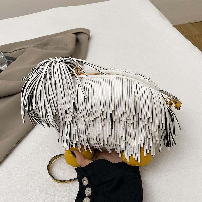 Original Bags for Women 2024 Tassel Dog Handbags Designer Luxury Bag Small Shoulder Crossbody Bags