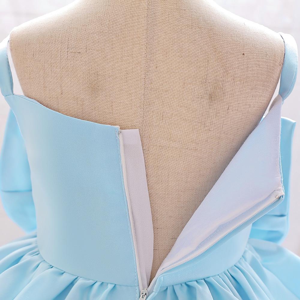 0-2 Years Flower Baby Girls Wedding Birthday Bownot Dresses Clothing Toddler Kids Princess Party Ball Gown Dress Costume Clothes