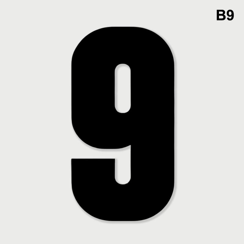 Trash Can Dustbin Number Sticker Self Adhesive Wheelie Bin Stickers Garage Decals Diy Free Combination Weatherproof