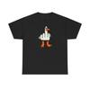 Funny Rude Seagull Black Tee