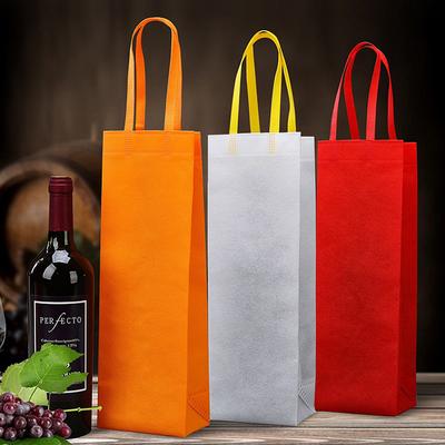 1Pcs Wine Bottle Gift Bags Non-Woven Bags With Handles For Wedding, Birthday