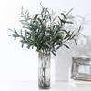 4 Gabeln Simulation Olivenzweig Künstliche Pflanzen Für Café Hochzeit Zuhause Blumenarrangement Dekoration Fotografie Requisiten