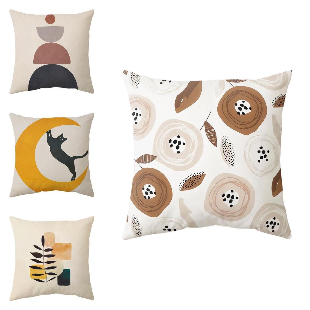 Nordic Style New Abstract Printing Pillow Cover For Modern Living Room Decor