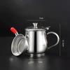 Stainless Steel Oil Control Leakage-Proof Oil Pot With Filter Oil Bottle Kitchen Household