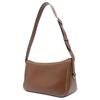 Bally Logo Gold Foil Leather Shoulder Bag Women Shoulder Bag Brown 6312069