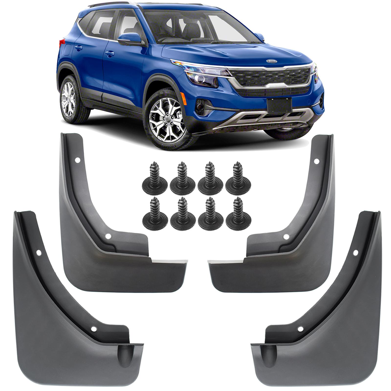 

4x литые автомобильные брызговики для Kia Seltos SP2 2019 2020 2021 2022 2023 Брызговики передние и задние шины автомобиля чёрный