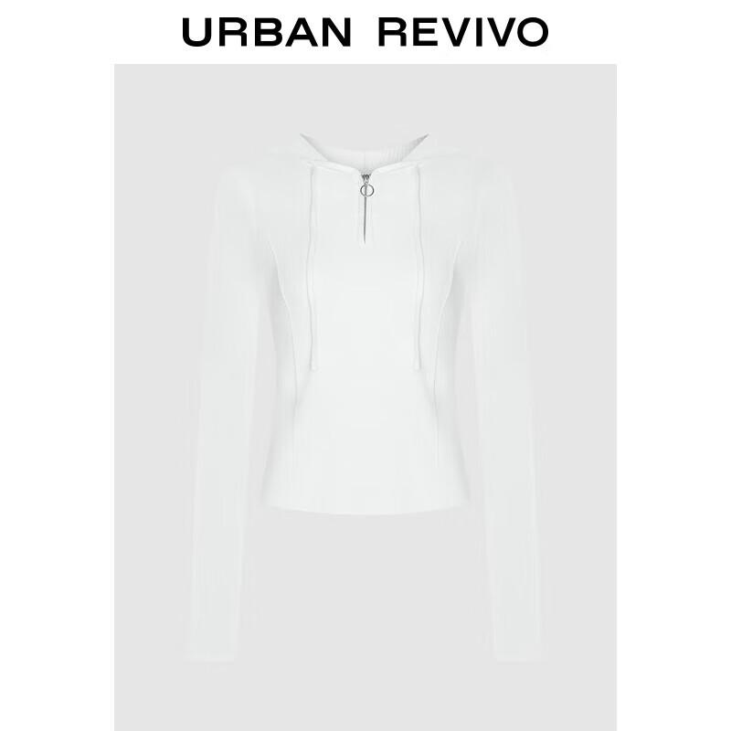 

UR Women s Half-Zip Hooded Knit Sweater S